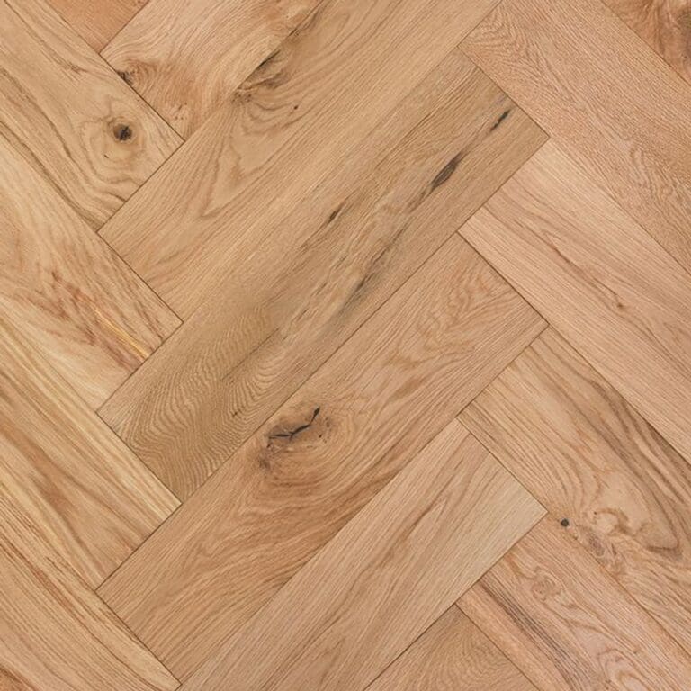 Baddiley Oak Herringbone flooring