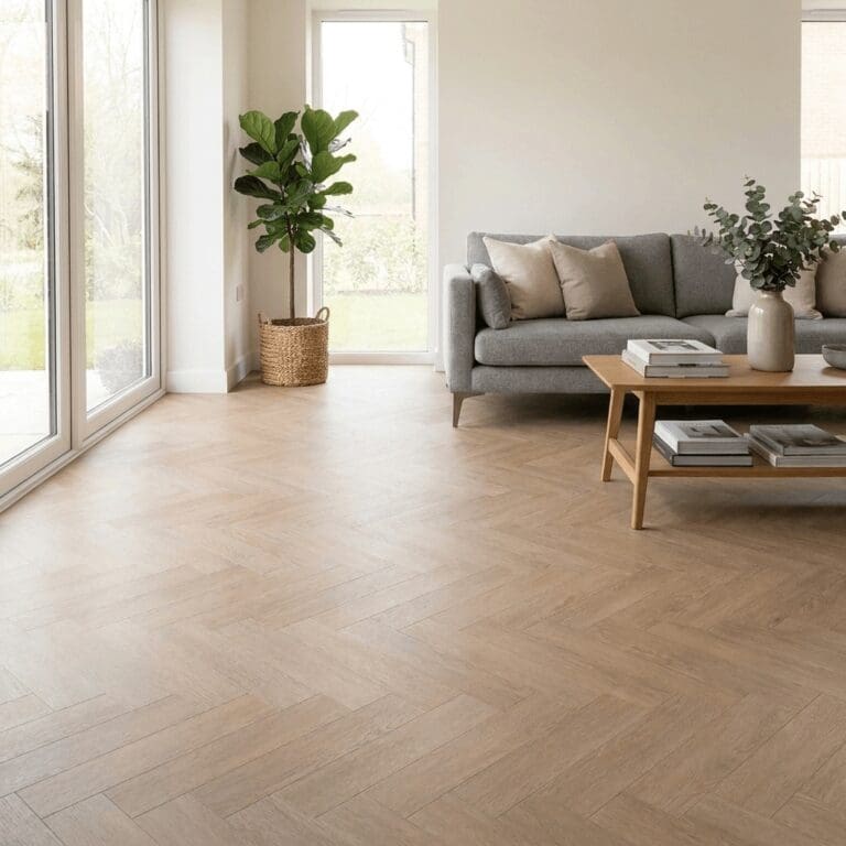 Braemar Oak Herringbone Click SPC flooring