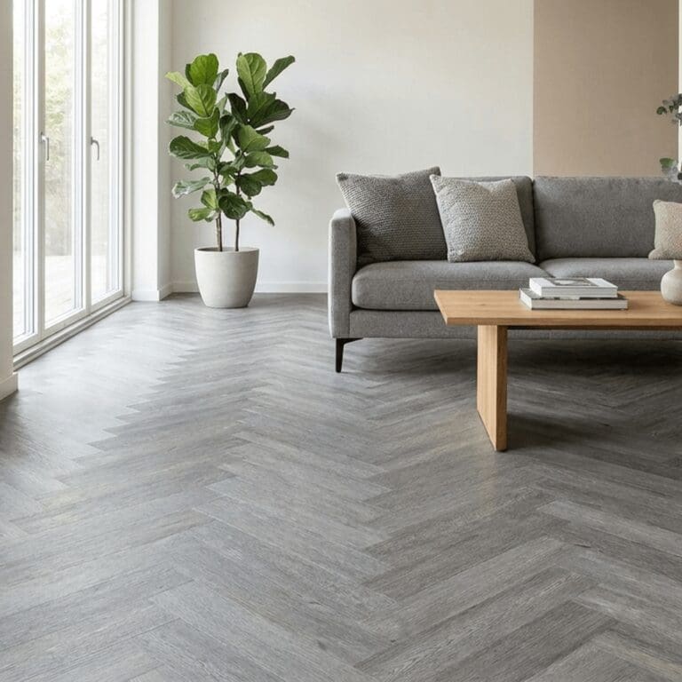 Cotter Oak Herringbone flooring