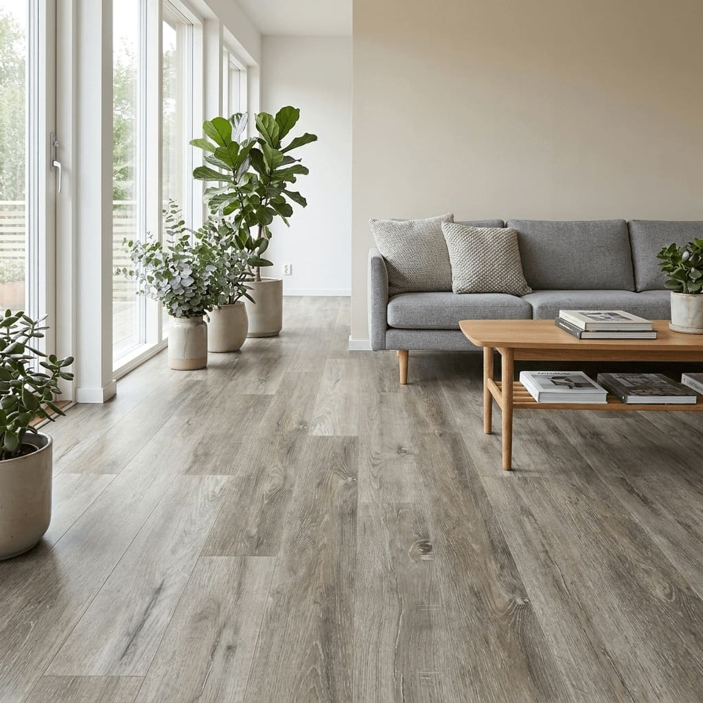 Cray Ash Click SPC flooring