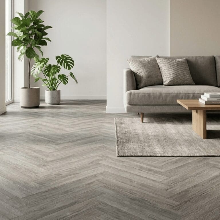 Cray Ash Herringbone Click SPC flooring