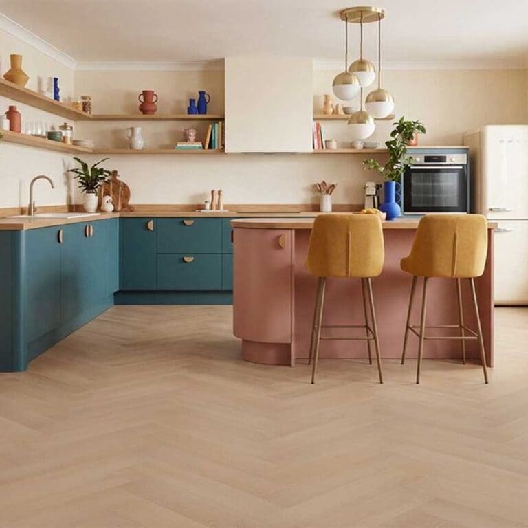 Eskdale Pine Herringbone flooring