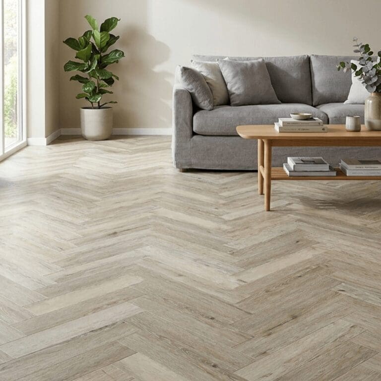 Garsdale Oak Herringbone flooring