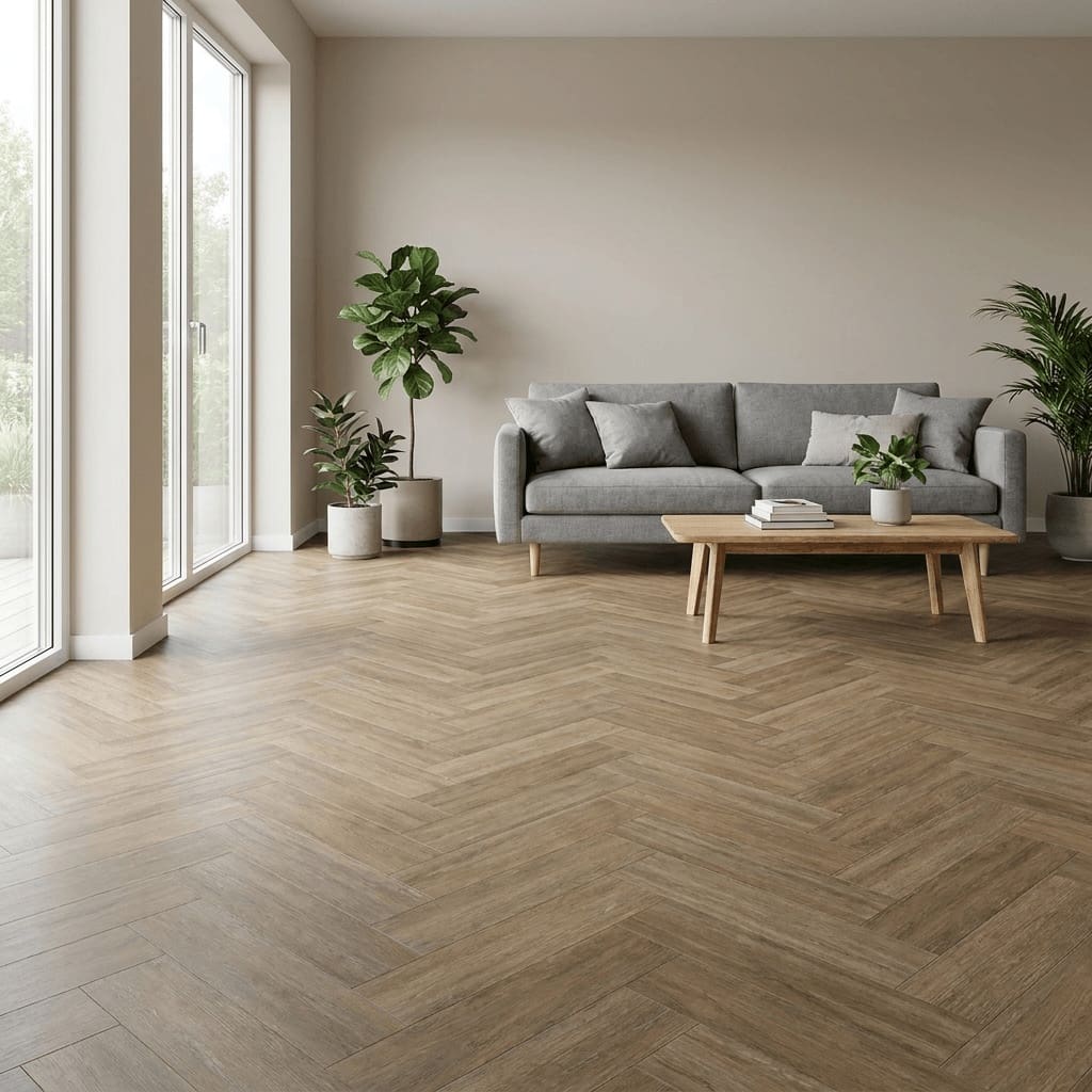Grassington Oak Herringbone flooring