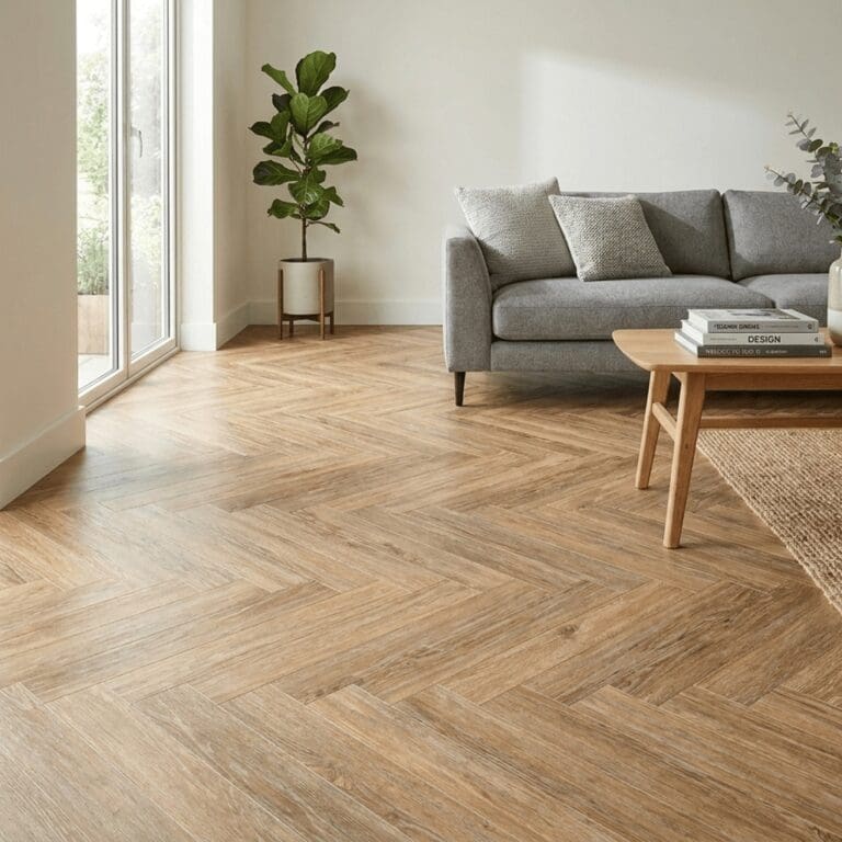 Hawes Oak Herringbone flooring