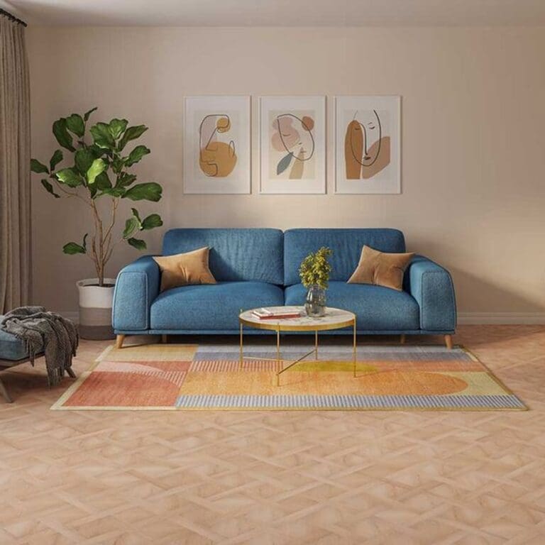 Hawkshead Natural Oak Basketweave flooring