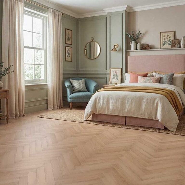 Hawkshead Natural Oak Herringbone flooring