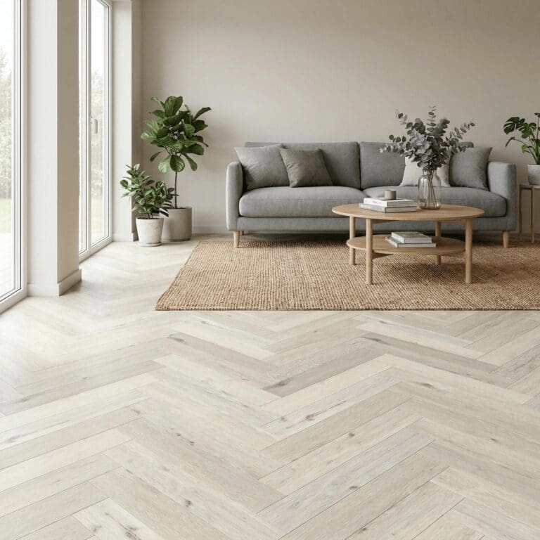 Hubberholme Maple Herringbone flooring