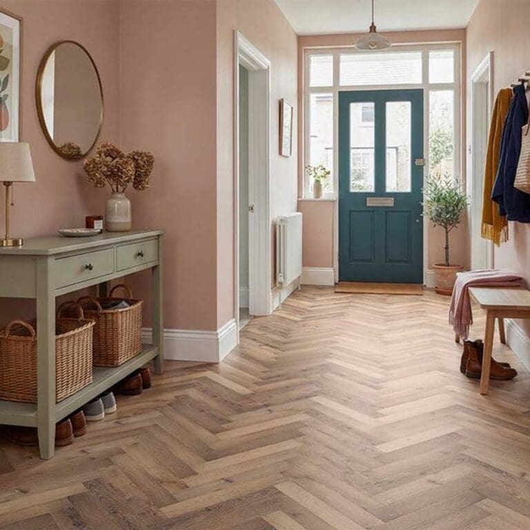 Langdale Heritage Oak Herringbone flooring