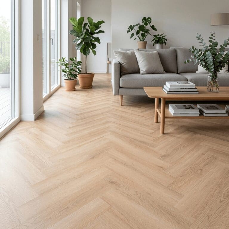 Lygon Oak Herringbone flooring