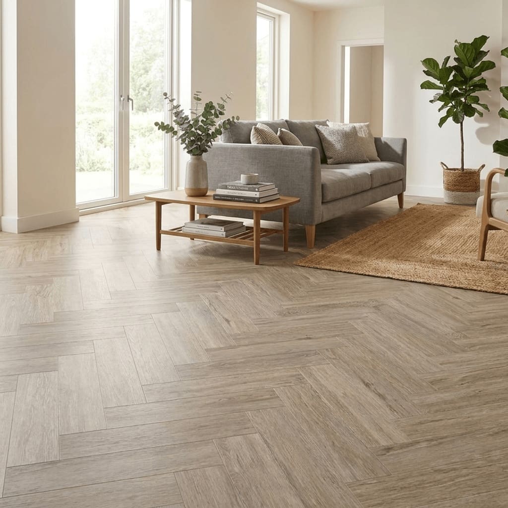 Middleham Oak Herringbone flooring