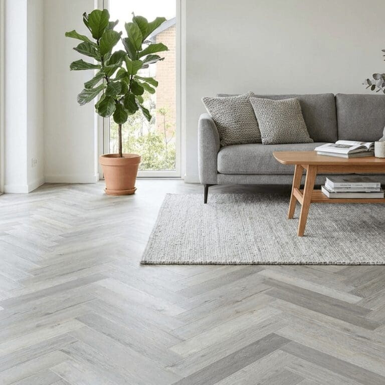 Oughtershaw Oak Herringbone Click SPC flooring