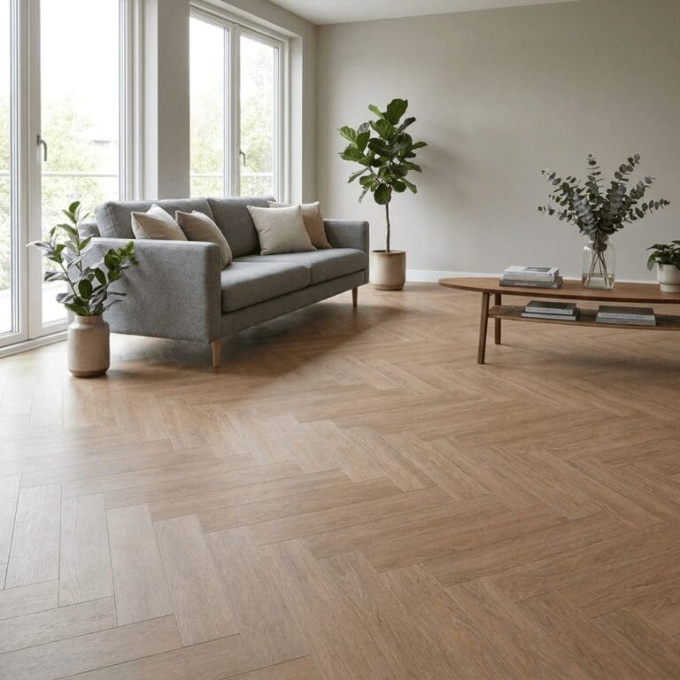 Rannoch Oak Herringbone Click SPC flooring
