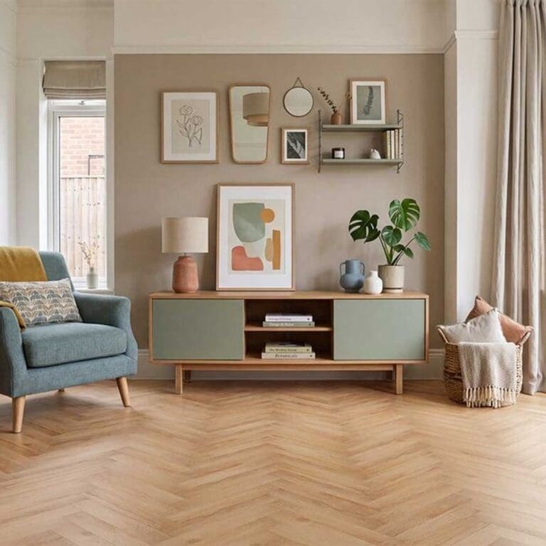 Rydal Honey Oak Herringbone flooring