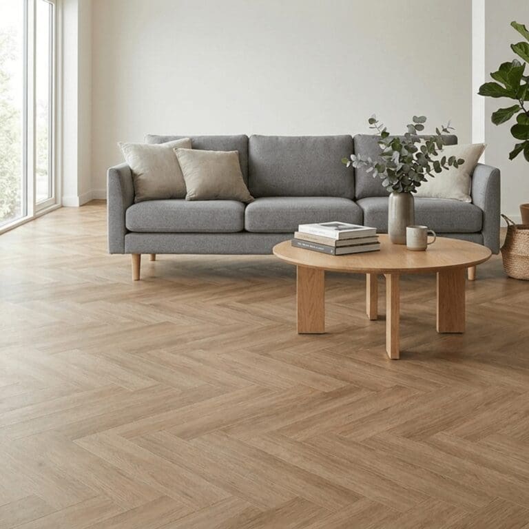 Rylstone Oak Herringbone flooring