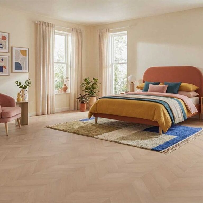Troutbeck Country Oak Chevron flooring