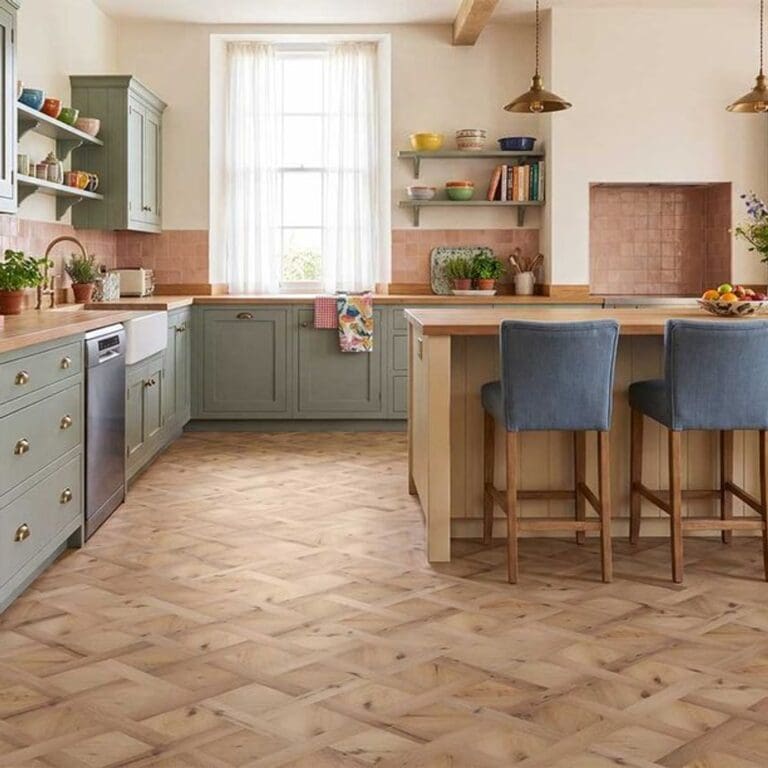 Windermere Rustic Oak Basketweave flooring