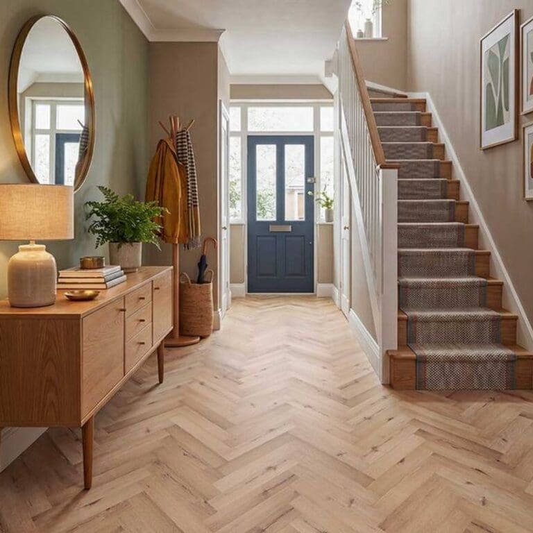 Windermere Rustic Oak Herringbone flooring