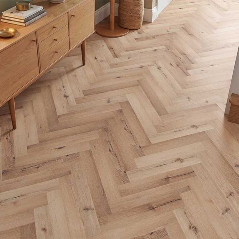 Windermere Rustic Oak Herringbone flooring