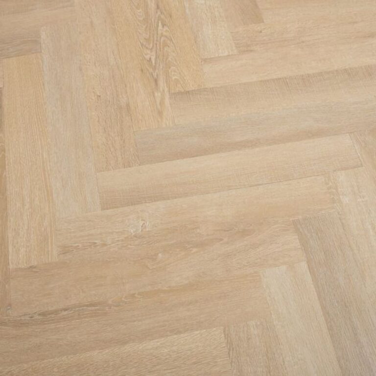 Staveley Bleached Oak Herringbone flooring
