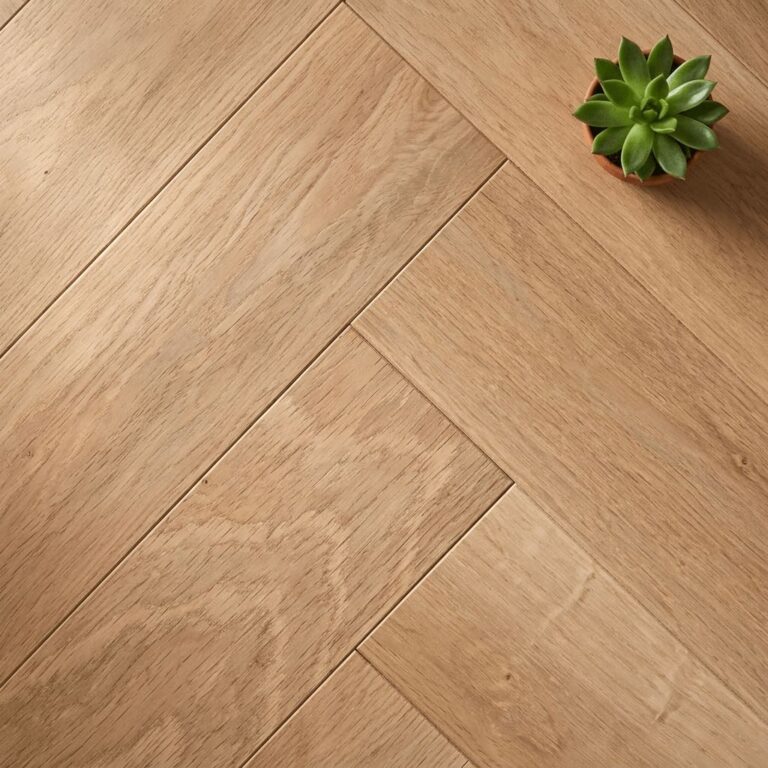 Alderley Oak Herringbone flooring – close-up