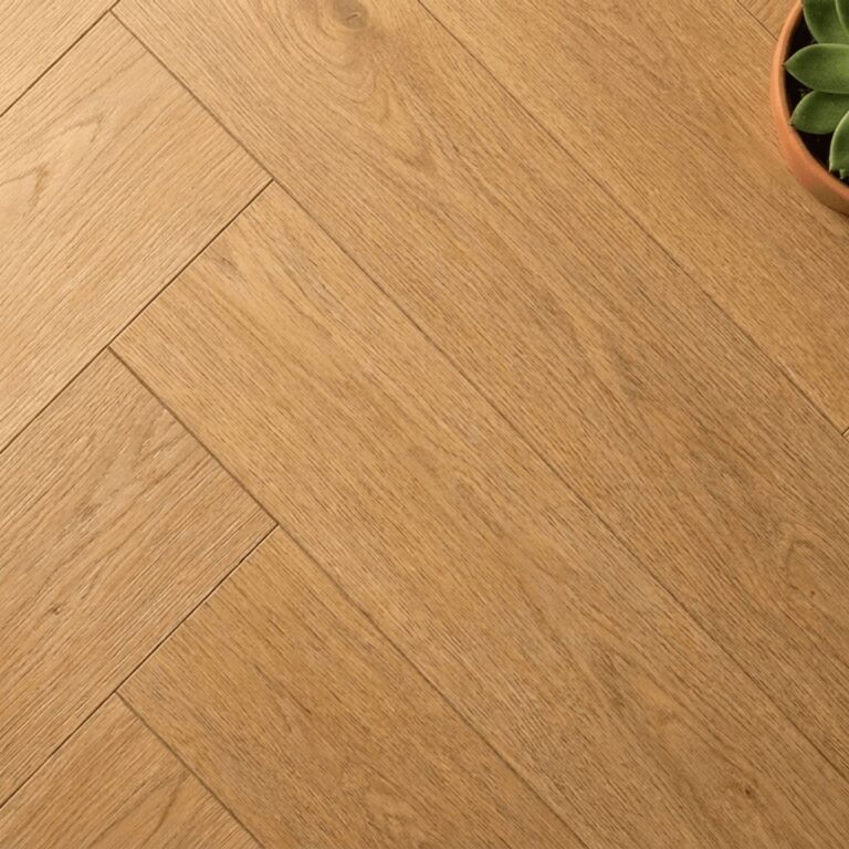 Aviemore Oak Herringbone flooring – close-up