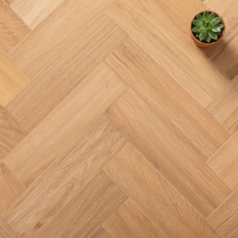 Beeston Oak Herringbone flooring – close-up