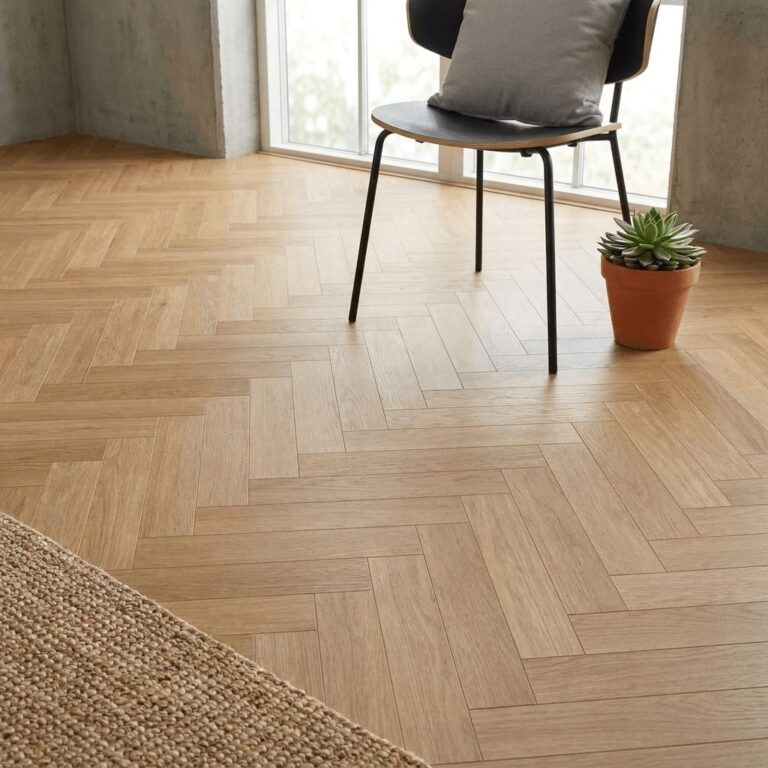 Bishopdale Oak Herringbone flooring – detail