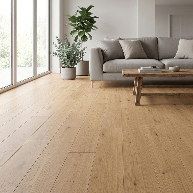 Burland Oak flooring – room setting
