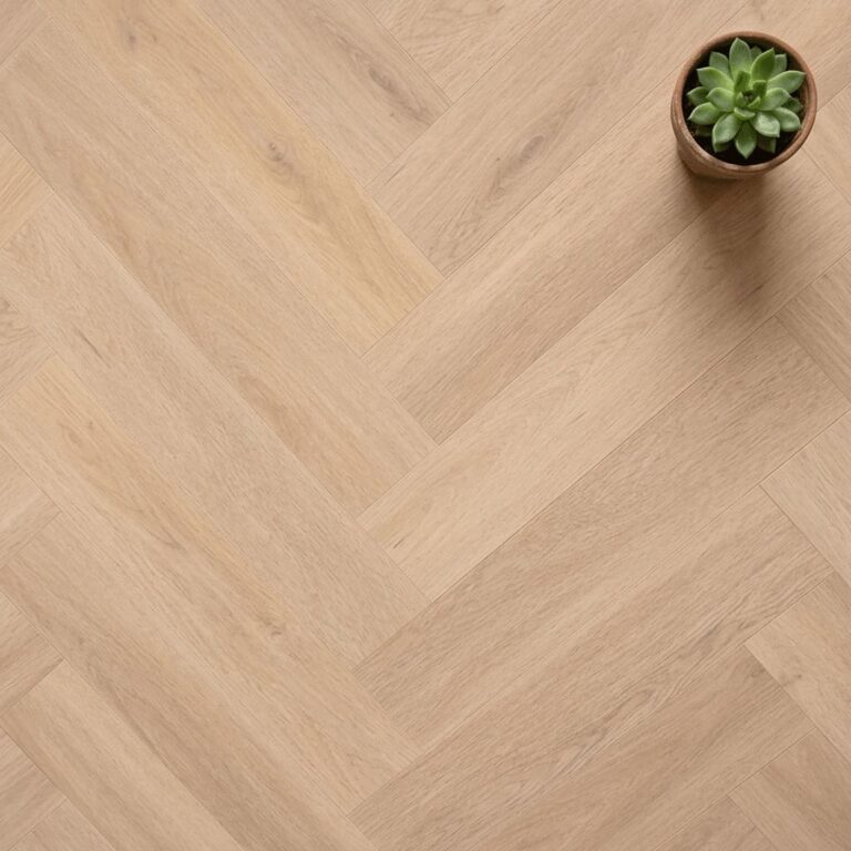 Campden Oak Herringbone flooring – close-up