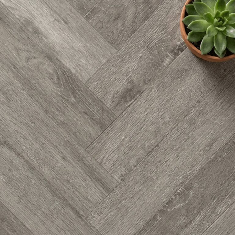 Cray Ash Herringbone flooring – close-up
