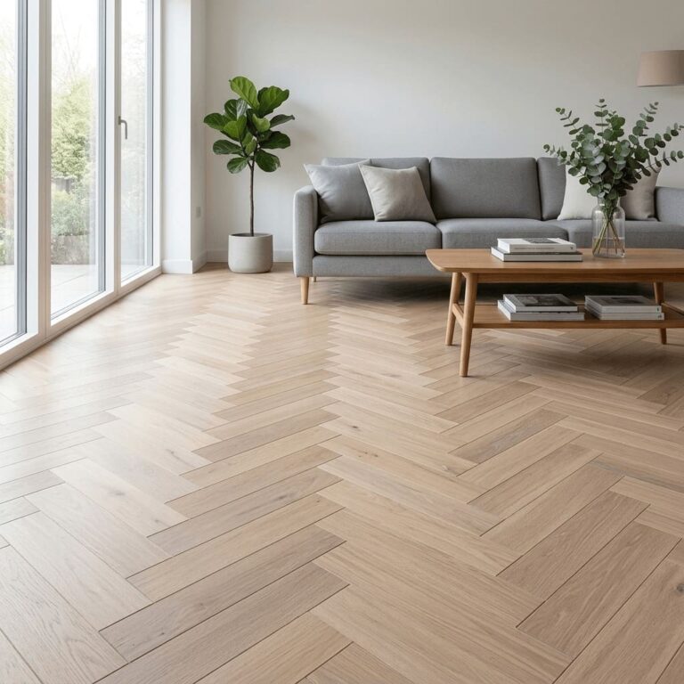Cuddington Oak Herringbone flooring – room setting