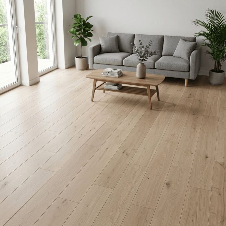 Plumley Oak flooring – room setting