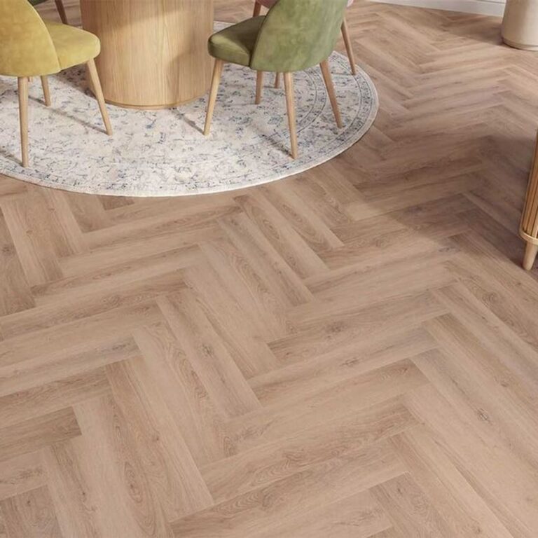 Keswick Chestnut Herringbone flooring