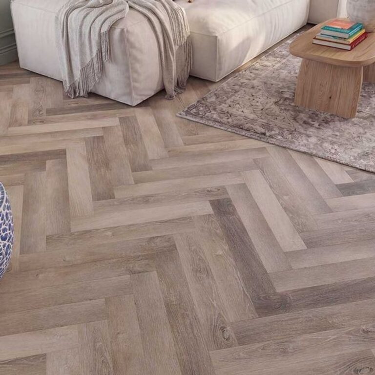 Coniston Ash Herringbone flooring