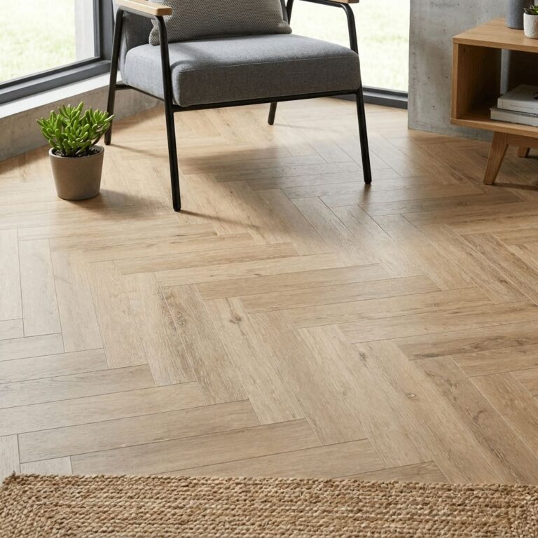 Deepdale Fir Herringbone flooring – detail