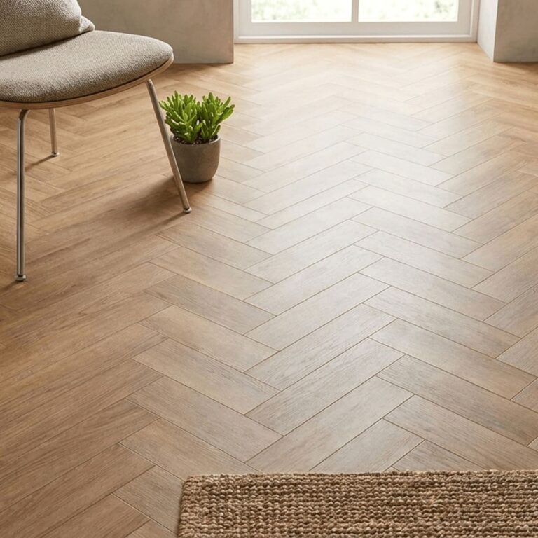 Deepdale Fir Herringbone flooring – detail