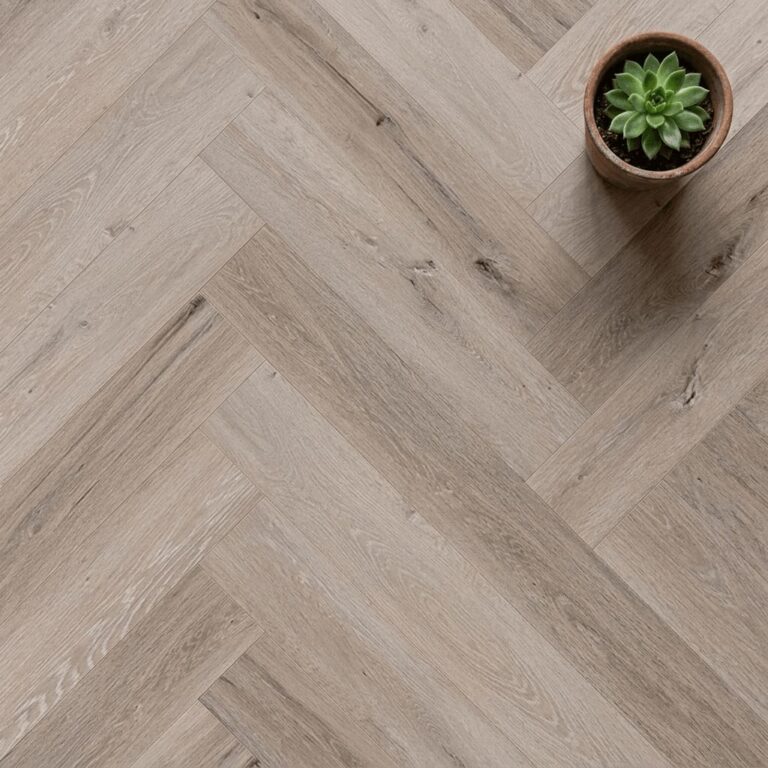 Dormy Oak Herringbone flooring – close-up