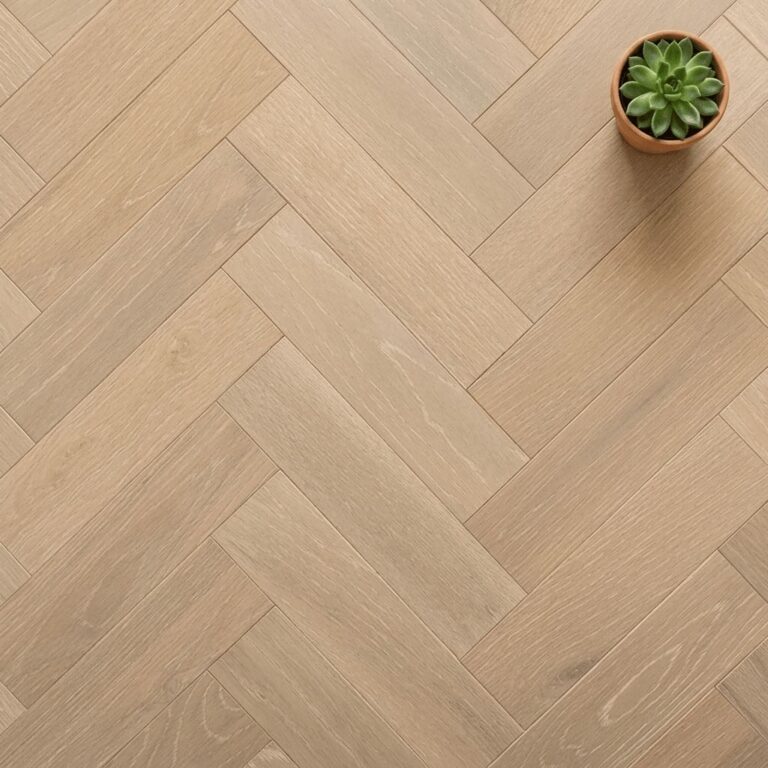 Dunham Oak Herringbone flooring – close-up