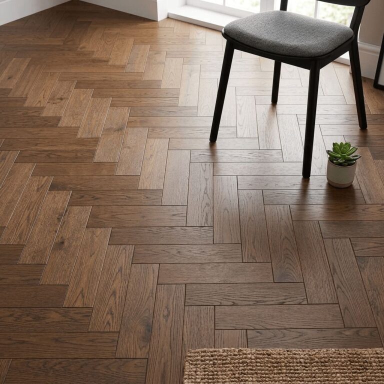 Bostock Oak Herringbone flooring – detail