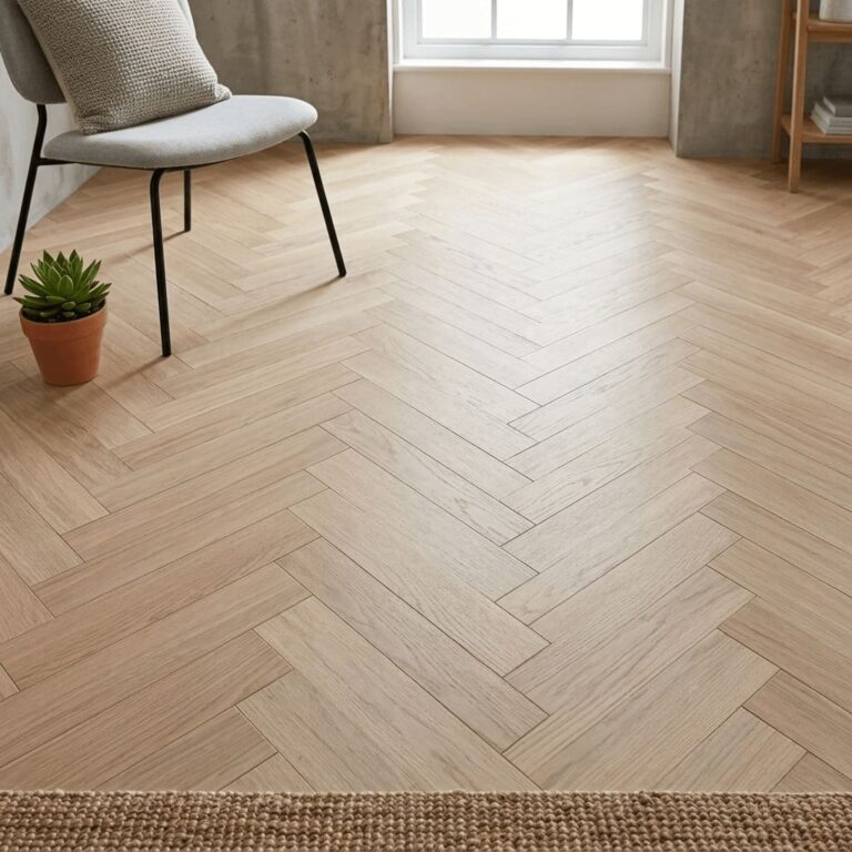 Pickmere Oak Herringbone flooring – detail