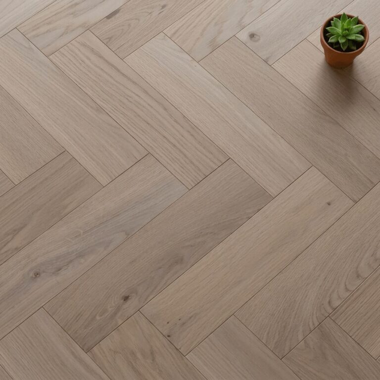 Wardle Oak Herringbone flooring – close-up