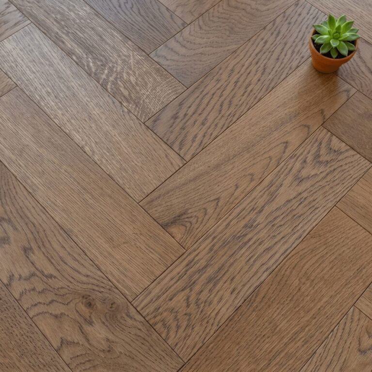 Warmingham Oak Herringbone flooring – close-up