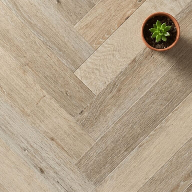 Garsdale Oak Herringbone flooring – close-up