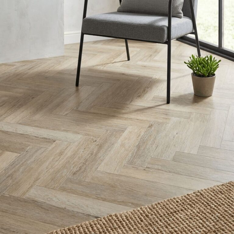 Garsdale Oak Herringbone flooring – detail