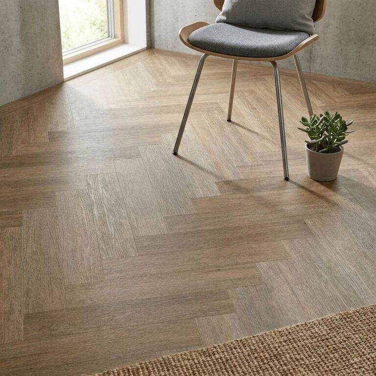 Grassington Oak Herringbone flooring – detail