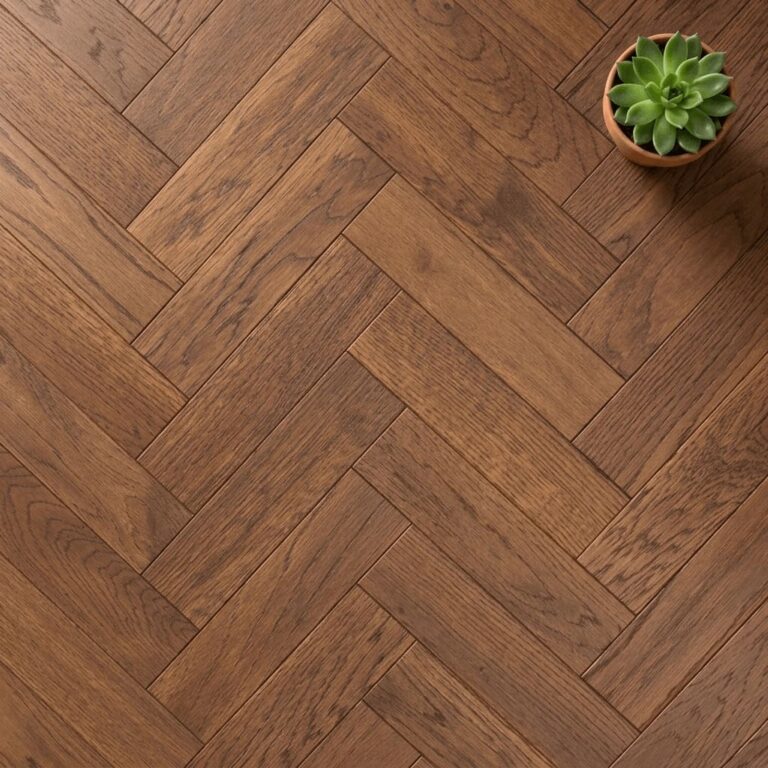 Hale Oak Herringbone flooring – close-up