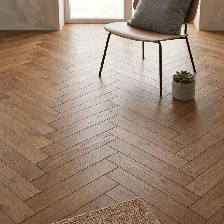 Hale Oak Herringbone flooring – detail
