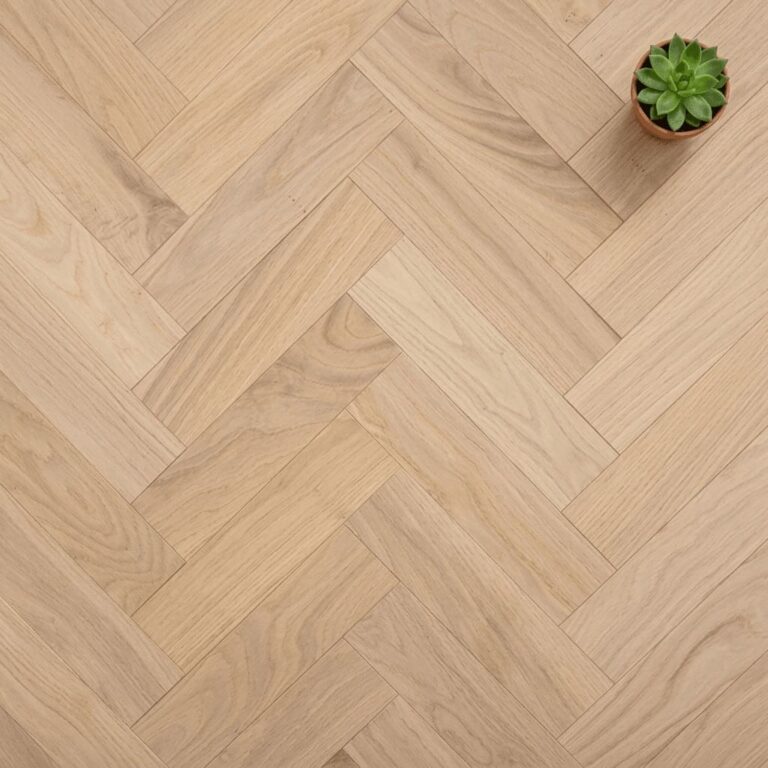 Handbridge Oak Herringbone flooring – close-up