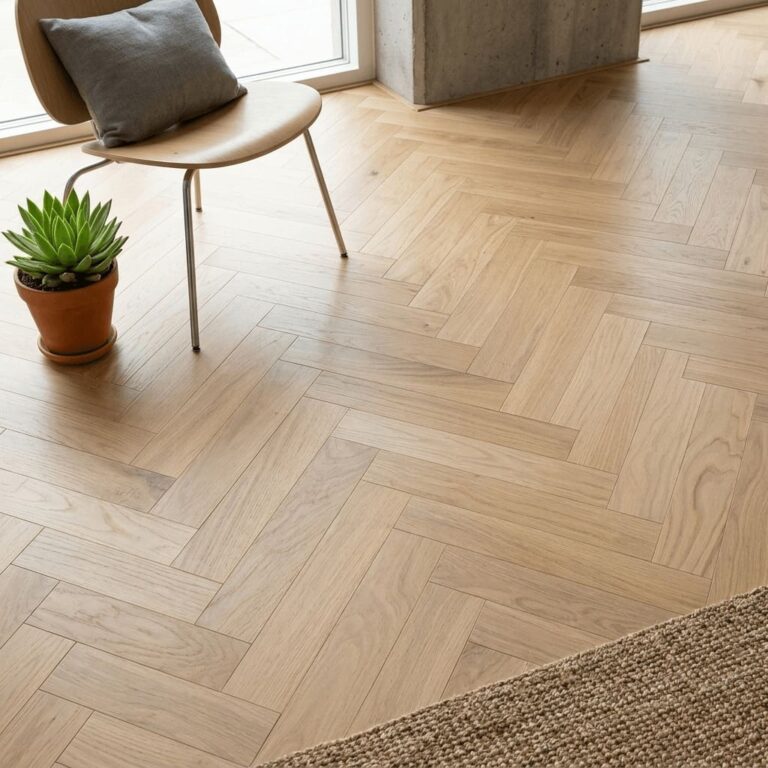 Handbridge Oak Herringbone flooring – detail